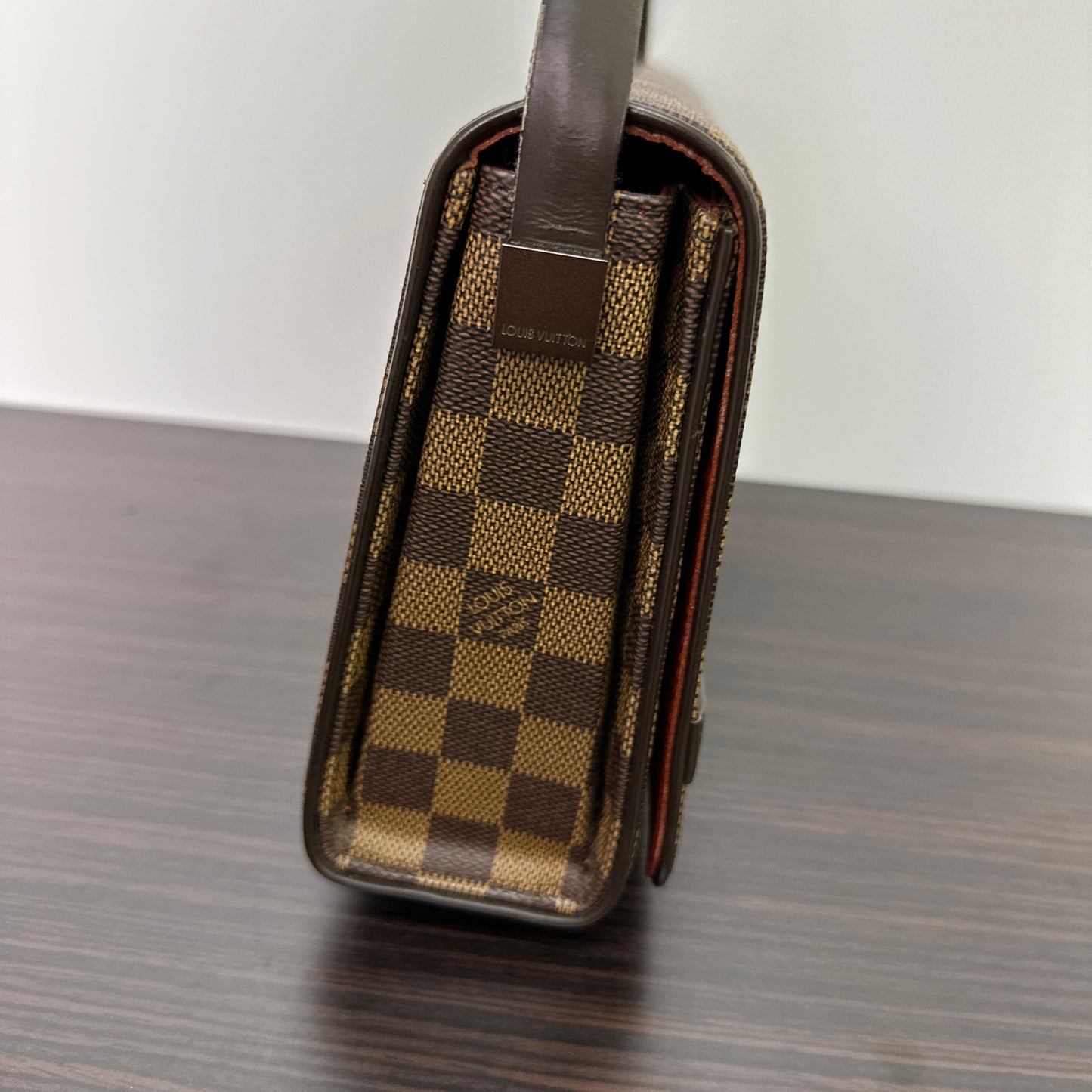 GLM-| Bags | Authentic GLM-Flap Tribeca Damier Ebene Carre Bag LB116304