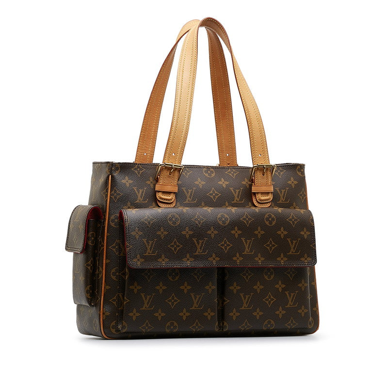 Louis Vuitton Monogram Multiple City Shoulder Bag M51162 Brown PVC Leather  Louis Vuitton
