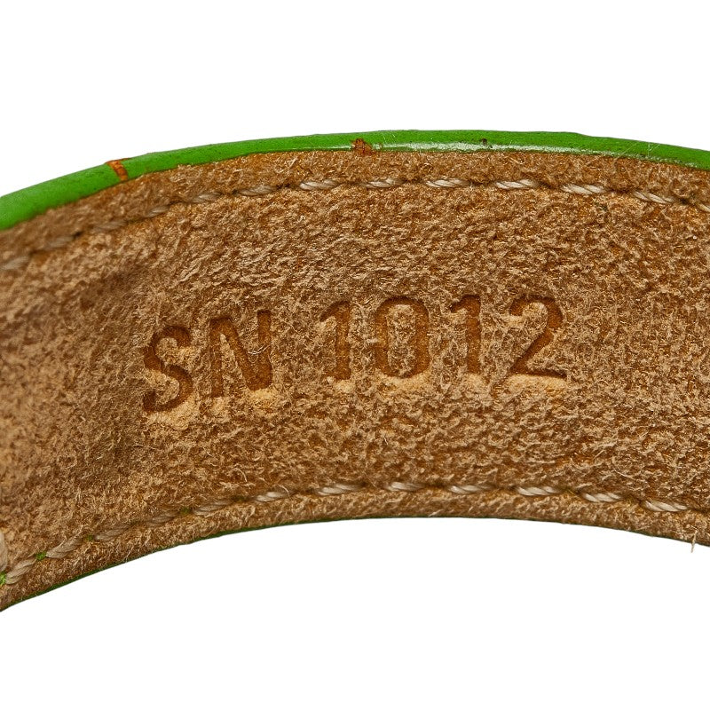 Louis Vuitton Monogram -Rack Bracelet M91931 Green Orange G Leather  Louis Vuitton