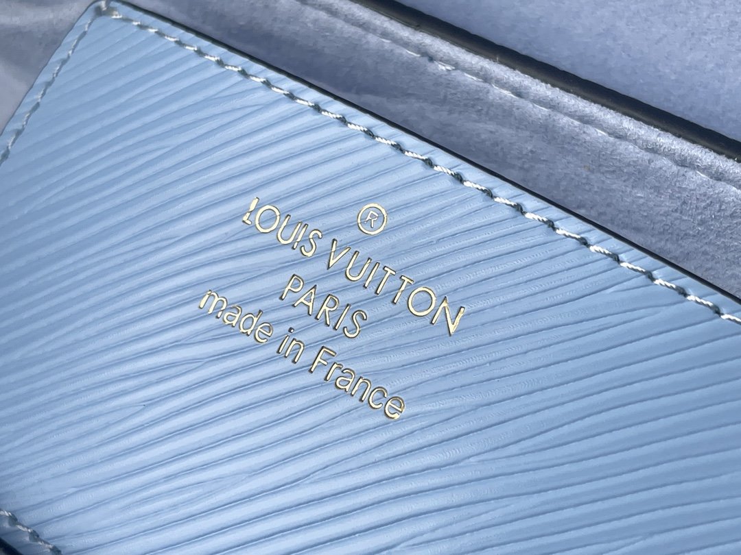 LV Twist MM Monogram GlamIower Bleu Nuage Blue For Women,  Shoulder And Crossbody Bags 9.1in/23cm LV M59627