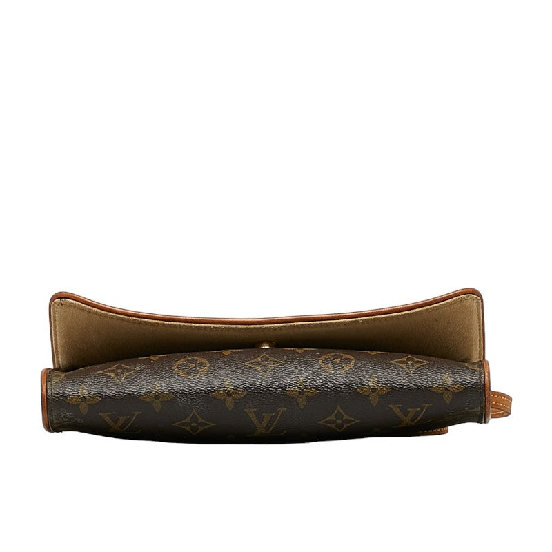 Louis Vuitton Monogram M51852 Shoulder Bag Leather Brown