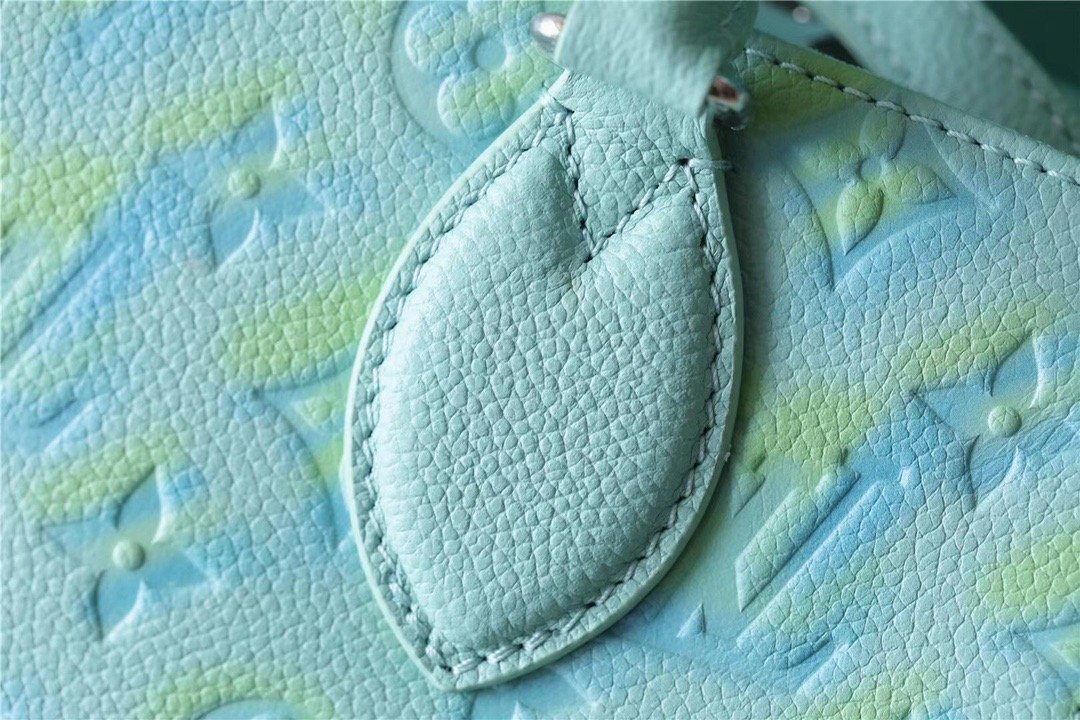 LV OnTheGo PM Monogram Empreinte Light Green For Women, WomenÃ¢â‚¬â„¢s Bags, Shoulder And Crossbody Bags 9.8in/25cm LV]