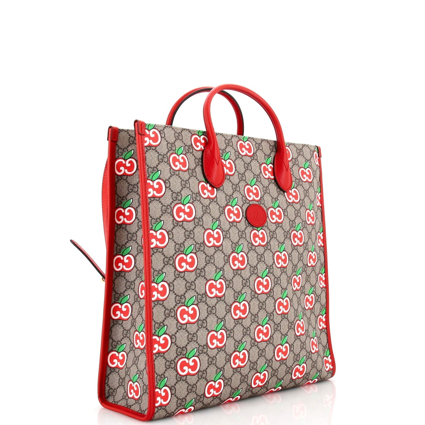 Interlocking G Tote Printed GG Coated Canvas Vertical