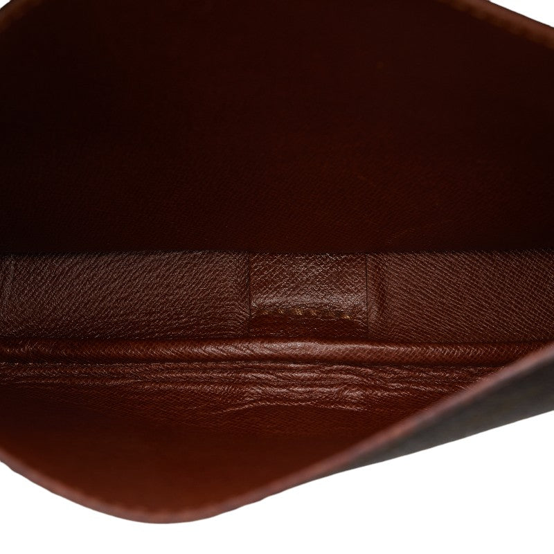 Louis Vuitton Monogram M51253 Shoulder Bag PVC/Leather Brown