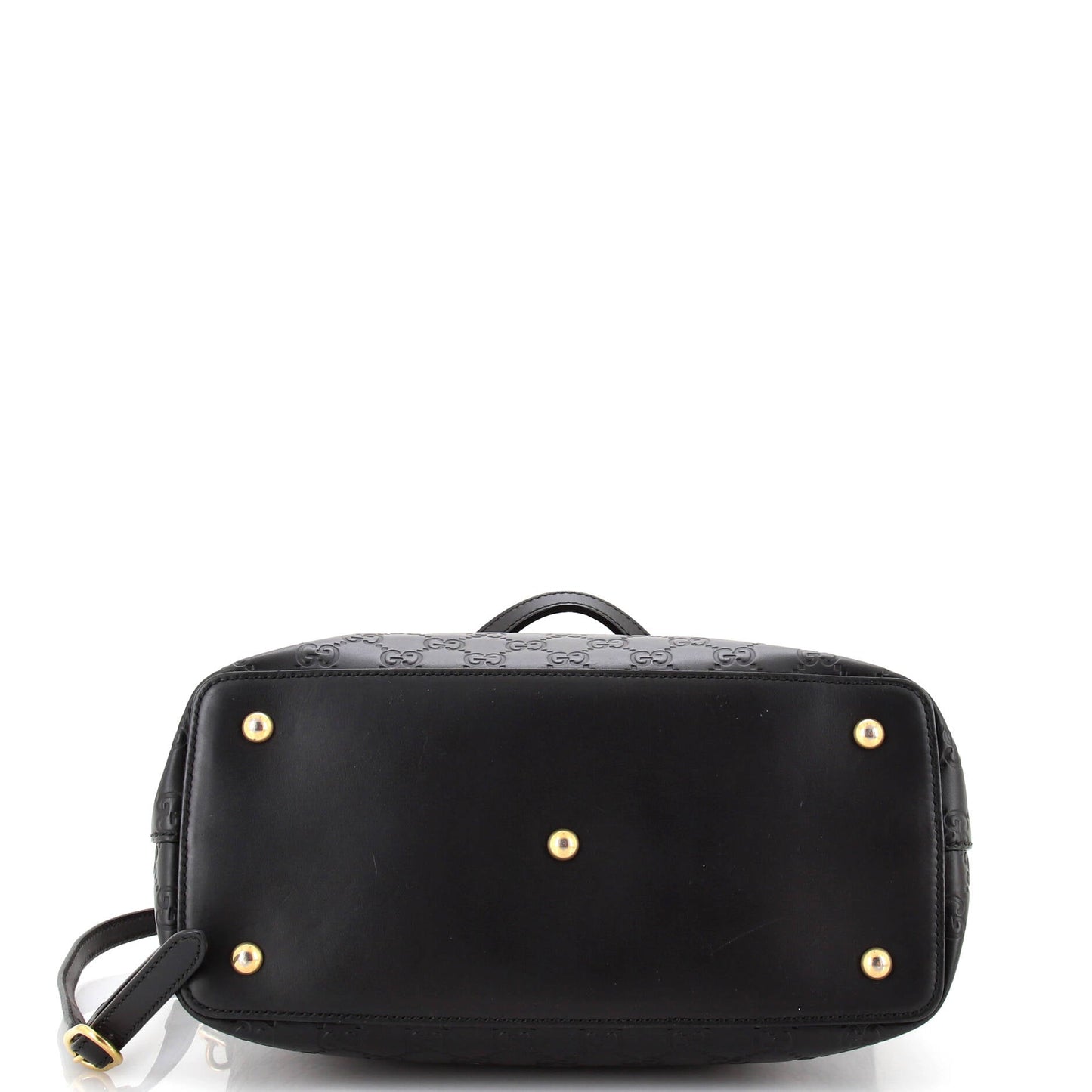 Signature Fold Over Tote Guccissima Leather Medium