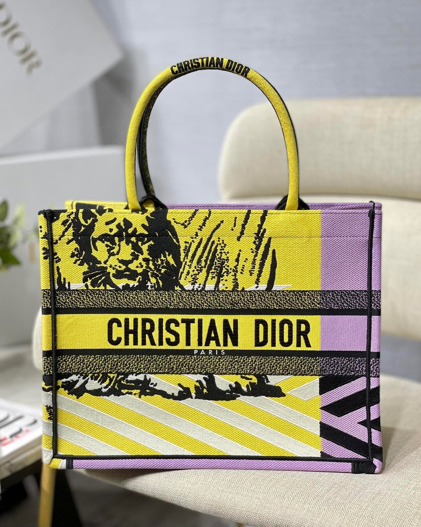 GLAMI MeGLAMIum Book Tote Yellow And Pink, For Women, WomenÃ¢â‚¬â„¢s Handbags 14in/36cm CD