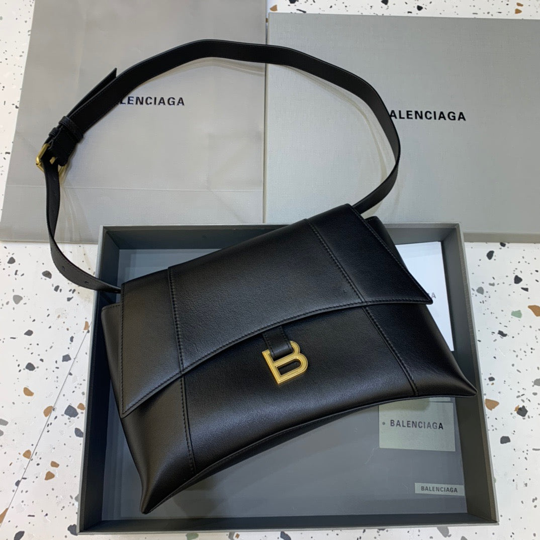 Balen Downtown MeGLAMIum Shoulder Bag In Black, For Women,  Bags 12.6in/32cm
