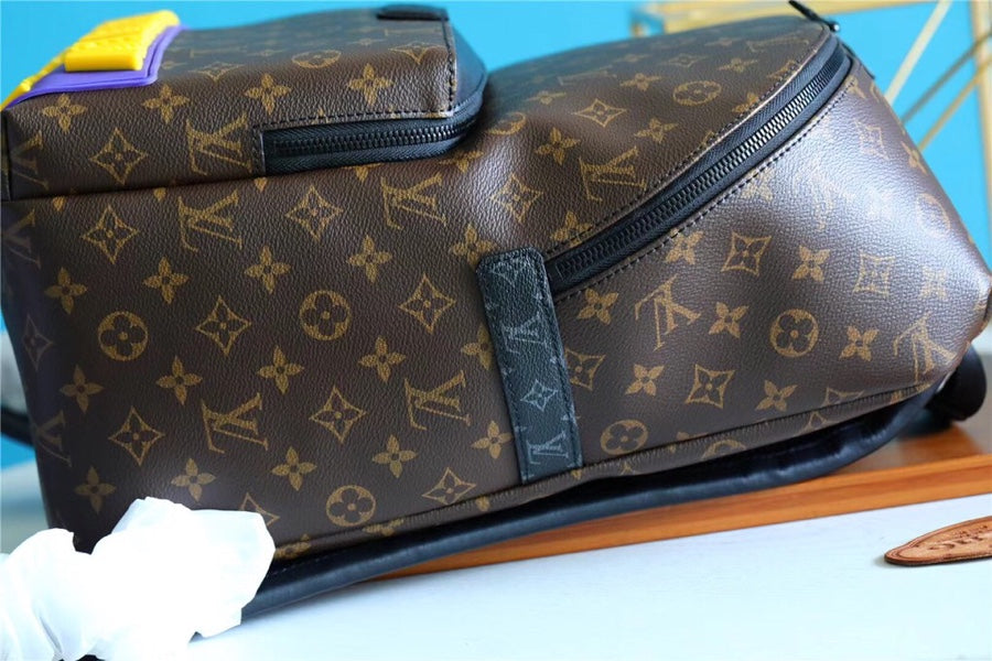 LV GLAMIscovery Backpack Monogram Canvas With LV RuGLAMIer Signature AppliquÃƒÂ© For Fall, Bags 40cm LV M57965