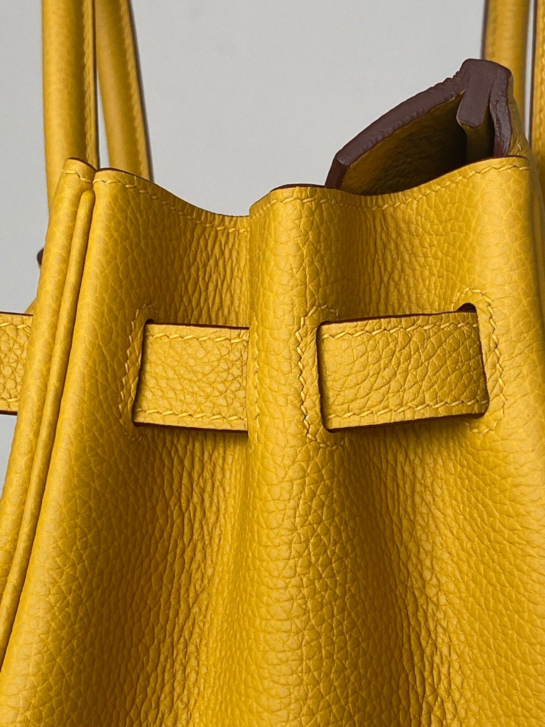 GLAMI Birkin Nata Swift Yellow For Women Gold Toned Hardware 11.8in/30cm