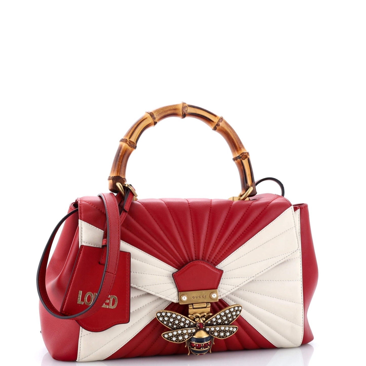 Queen Margaret Top Handle Bag Quilted Leather Medium