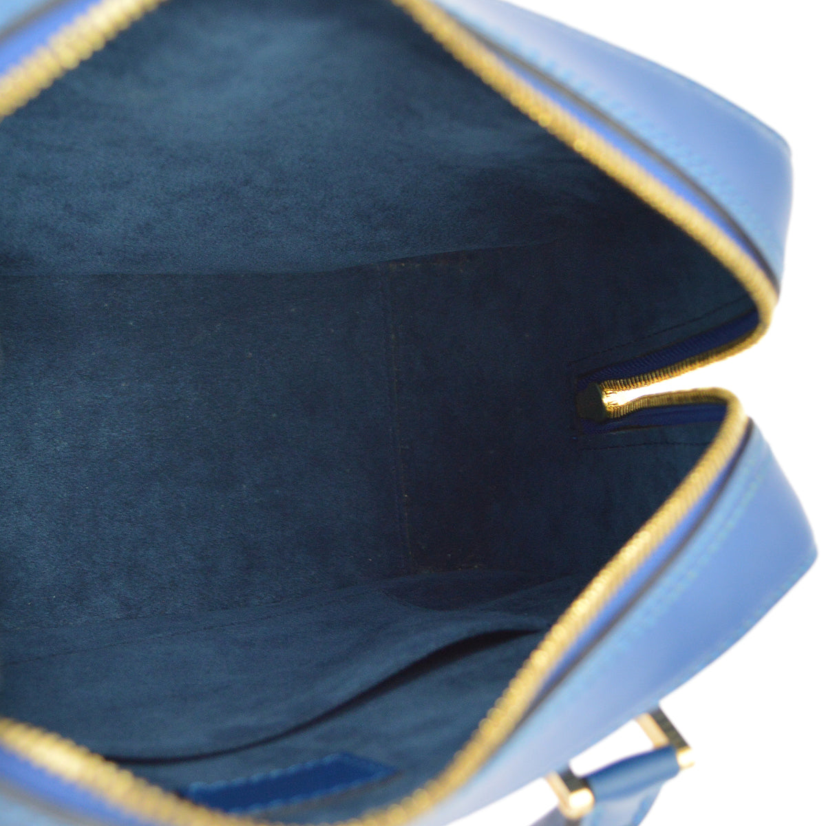 Louis Vuitton Blue Epi Sablon Handbag M52045