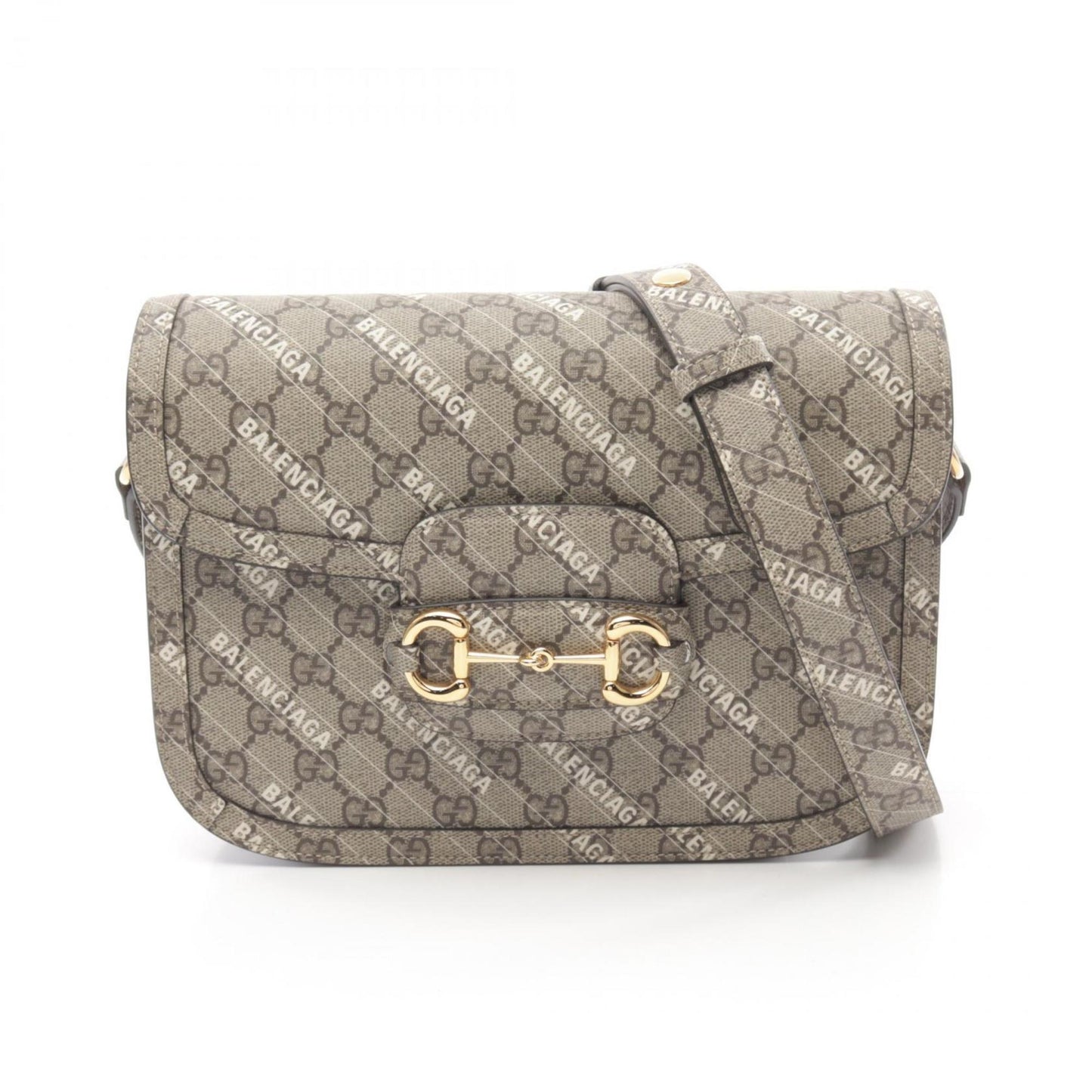 Gucci    Coated Canvas Shoulder Bag (Pre-Owned)