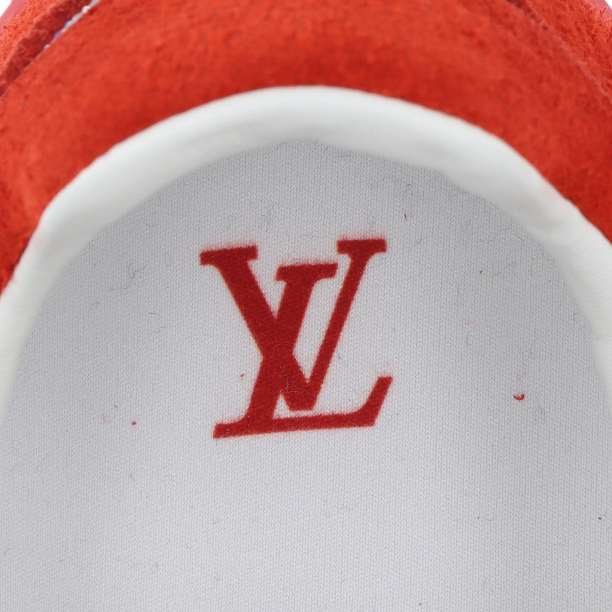 Louis Vuitton LV Runner Line 18 Years Mesh x Swed Trainers UK11 Men Red x White GO1108 LV Logo Code Stopper