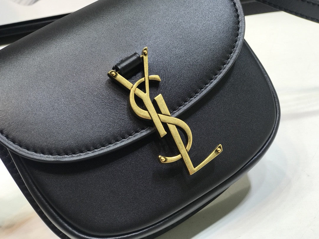 GLAMI Kaia Small Satchel Black For Women 7.2in/18.5cm YSL 619740BWR0W1000