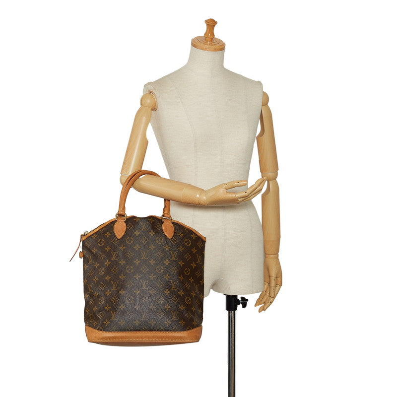 Louis Vuitton Monogram Rocket Vertical Handbag M40103 Brown PVC Leather  Louis Vuitton