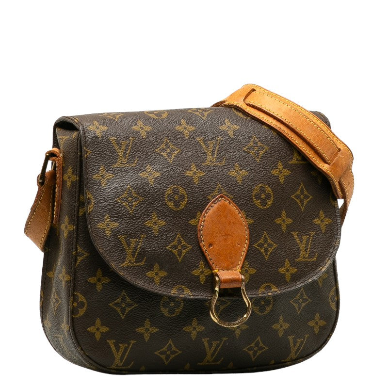 Louis Vuitton Monogram M51242 Shoulder Bag PVC/Leather Brown