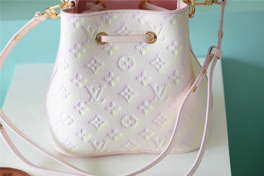 LV NeoNoe GLAMI Monogram Empreinte Pink For Women,  Shoulder And Crossbody Bags 7.9in/20cm LV M46174