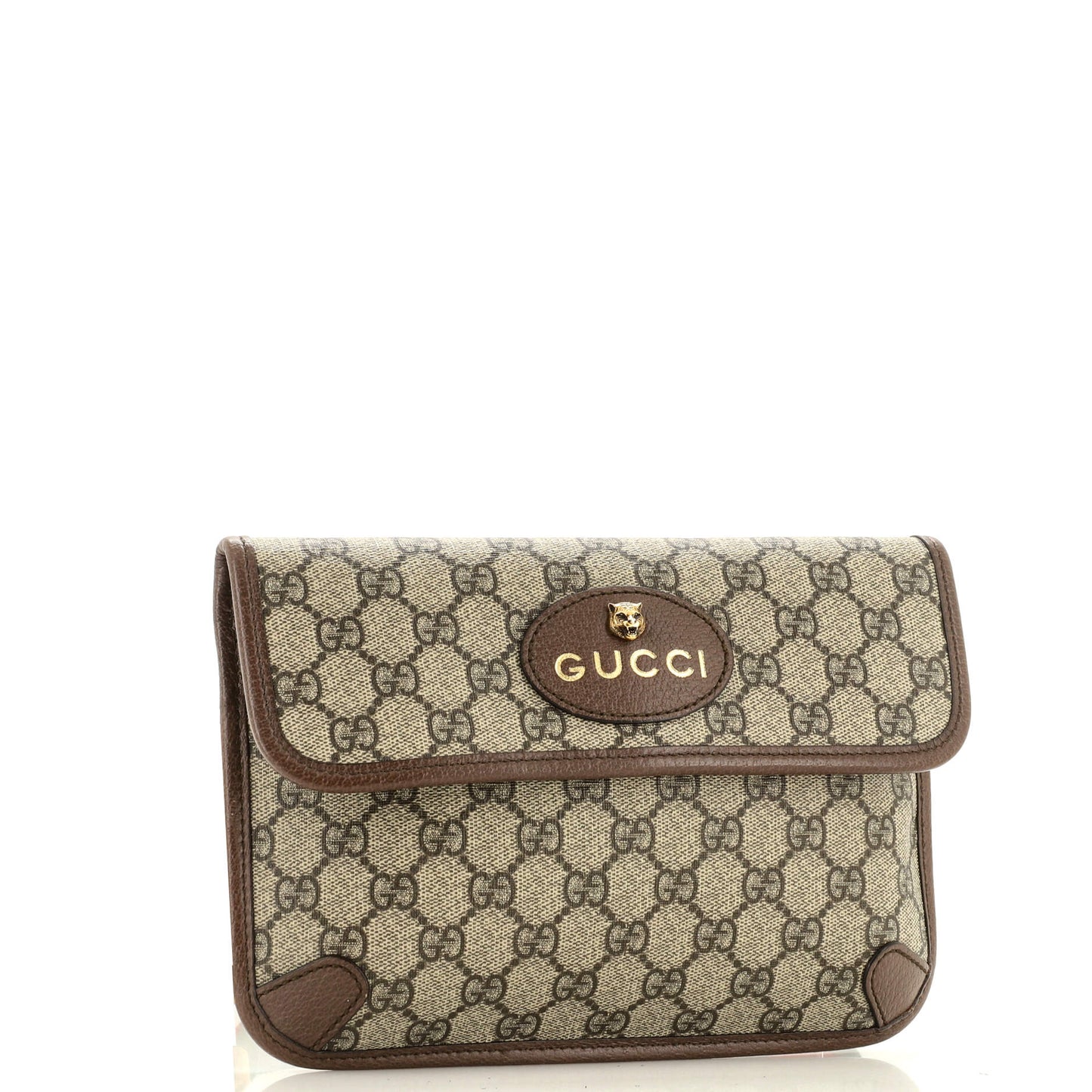 Neo Vintage Flap Belt Bag GG Coated Canvas