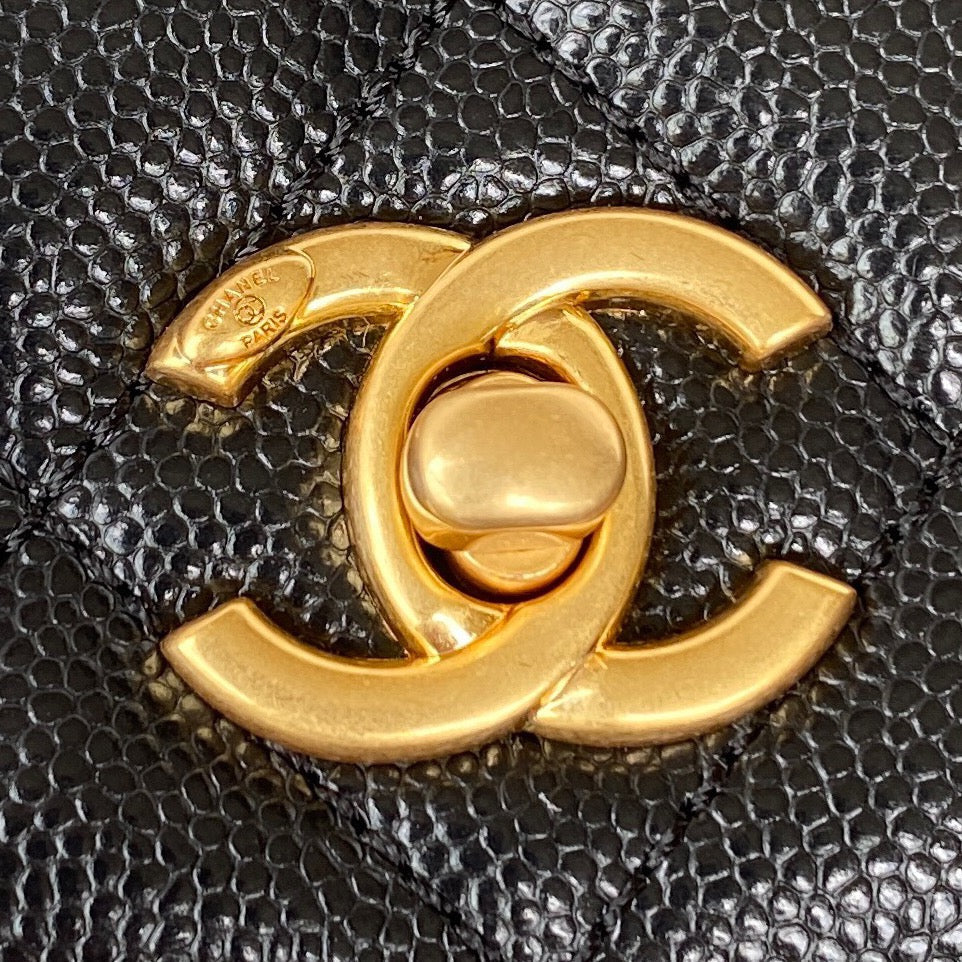 CHL Clutch With Chain Gold Hardware Black For Women Handbags, Shoulder Bags 7.1in/18cm AP2860