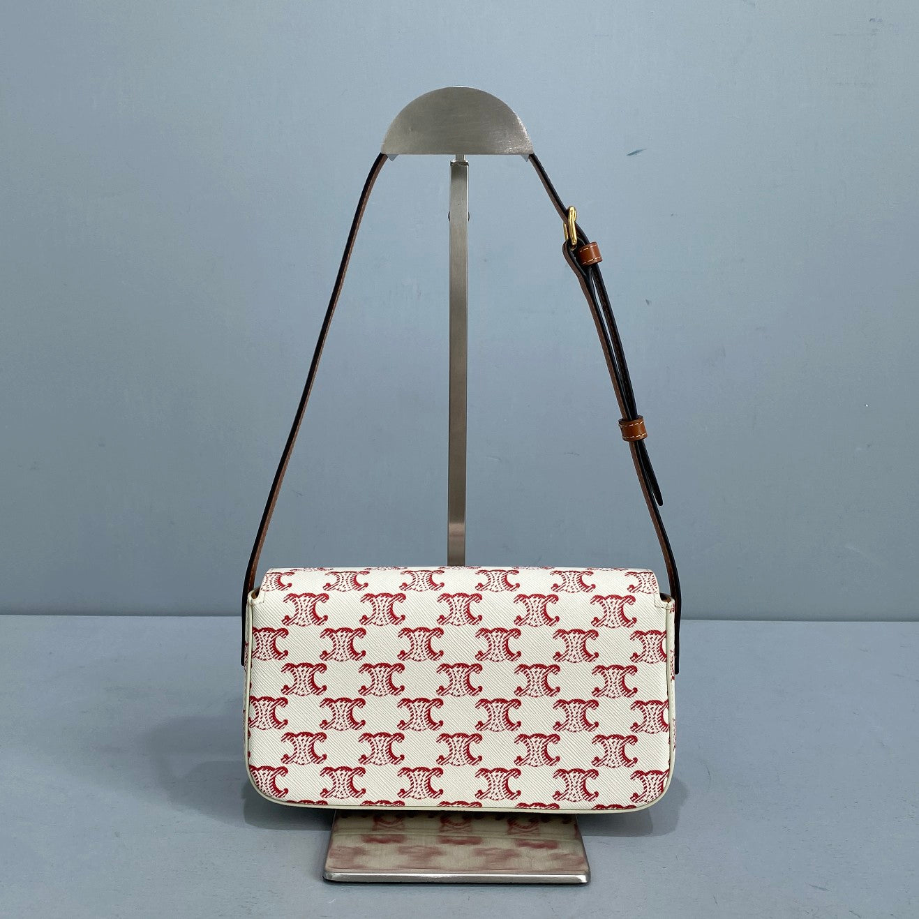 GLAMI Triomphe Shoulder Bag In Triomphe CanvasÃ‚Â  Red For Women 8in/20cm 194142CUZ.27ED