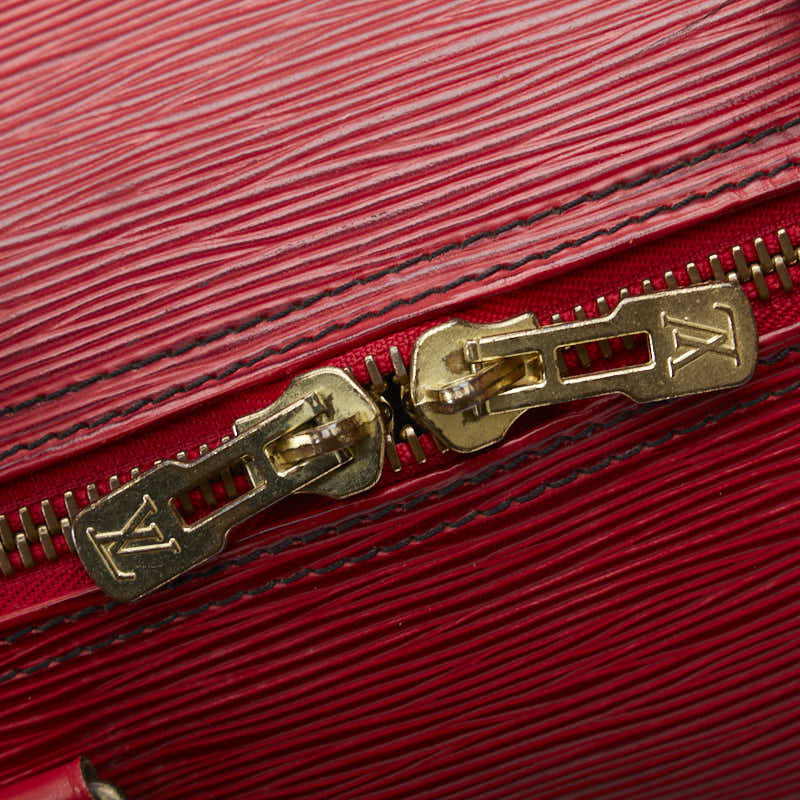 Louis Vuitton Louis Vuitton M42957 Boston Bag Leather Castilian Red