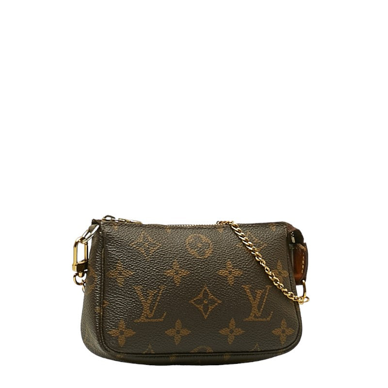 Louis Vuitton Monogram M58009  PVC/Leather Brown Ladies and Gentlemen