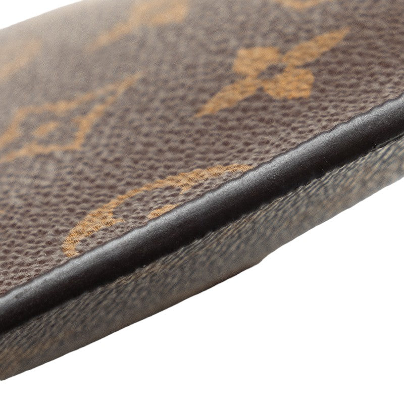LOUIS VUITTON Neverfull MM Clutch Pouch Monogram Brown Ladies