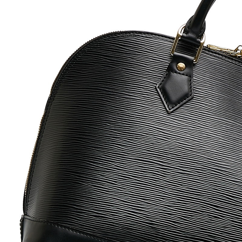 Louis Vuitton Epic Alma Handbag M52142 Noir Black Leather Lady Louis Vuitton
