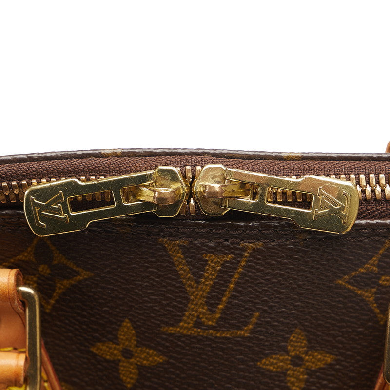 Louis Vuitton Monogram Alma Handbag M53151 Brown PVC Leather Lady Louis Vuitton
