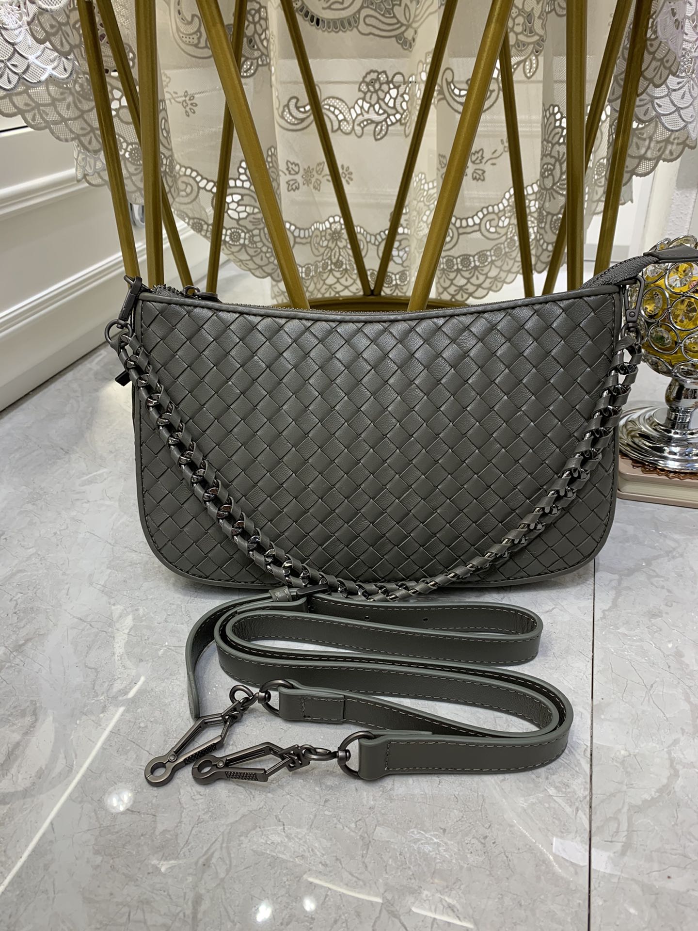 GLAMI Crossbody Bag Cinereous, For Women, Bags 9.4in/24cm