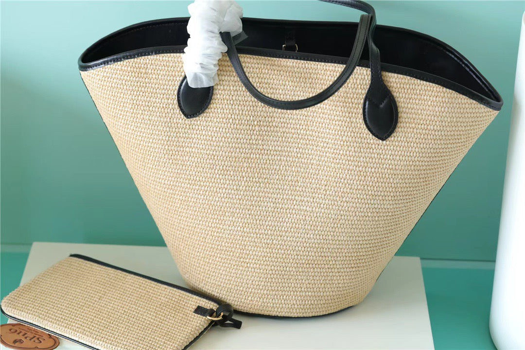 LVÃ‚Â Saint Jacques Raffia Black For Women,  Shoulder And Crossbody Bags 22.4in/57cm LV M59808