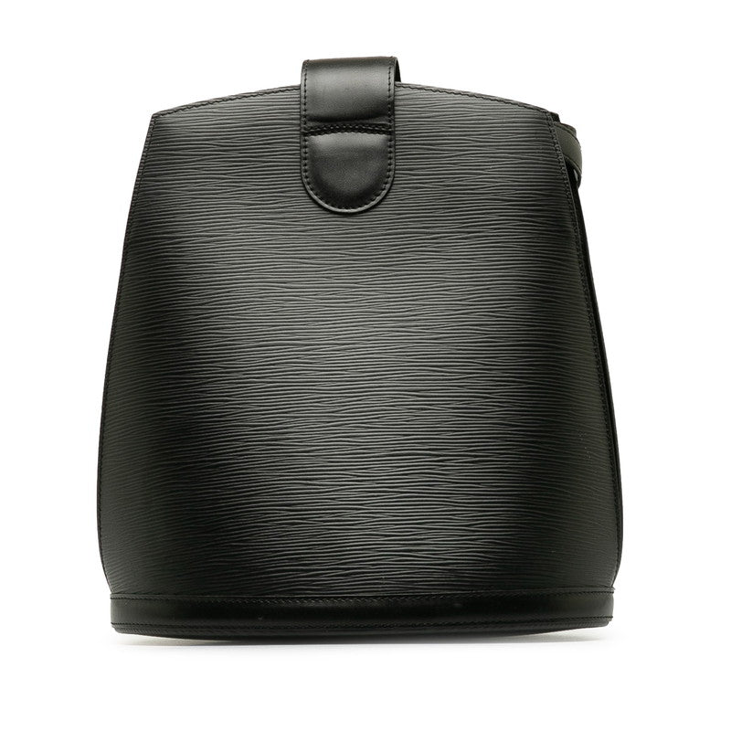 Louis Vuitton Epi Cluny Shoulder Bag M52252 Noir Black Leather Women's