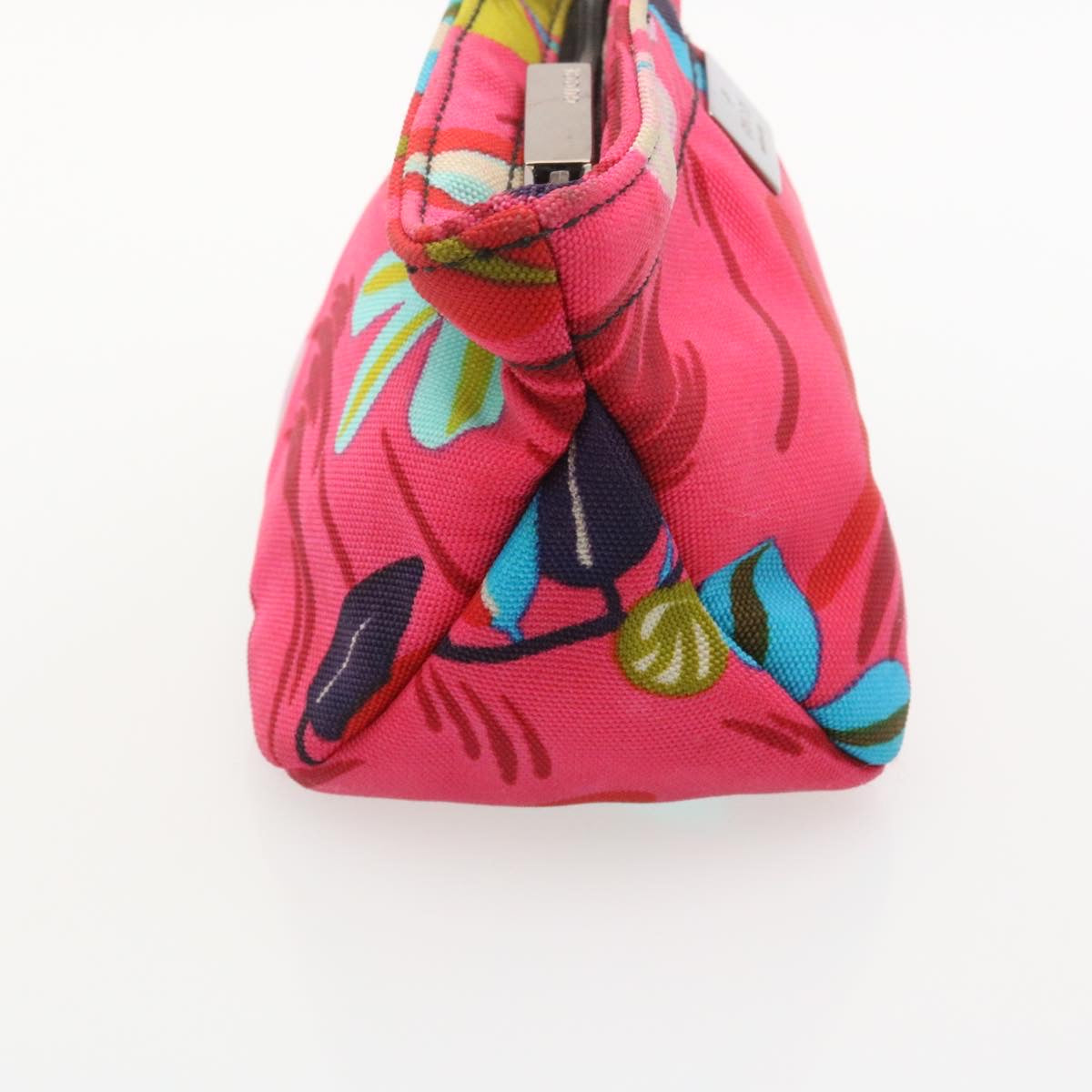 GUCCI Floral Pouch Nylon Pink fm1065