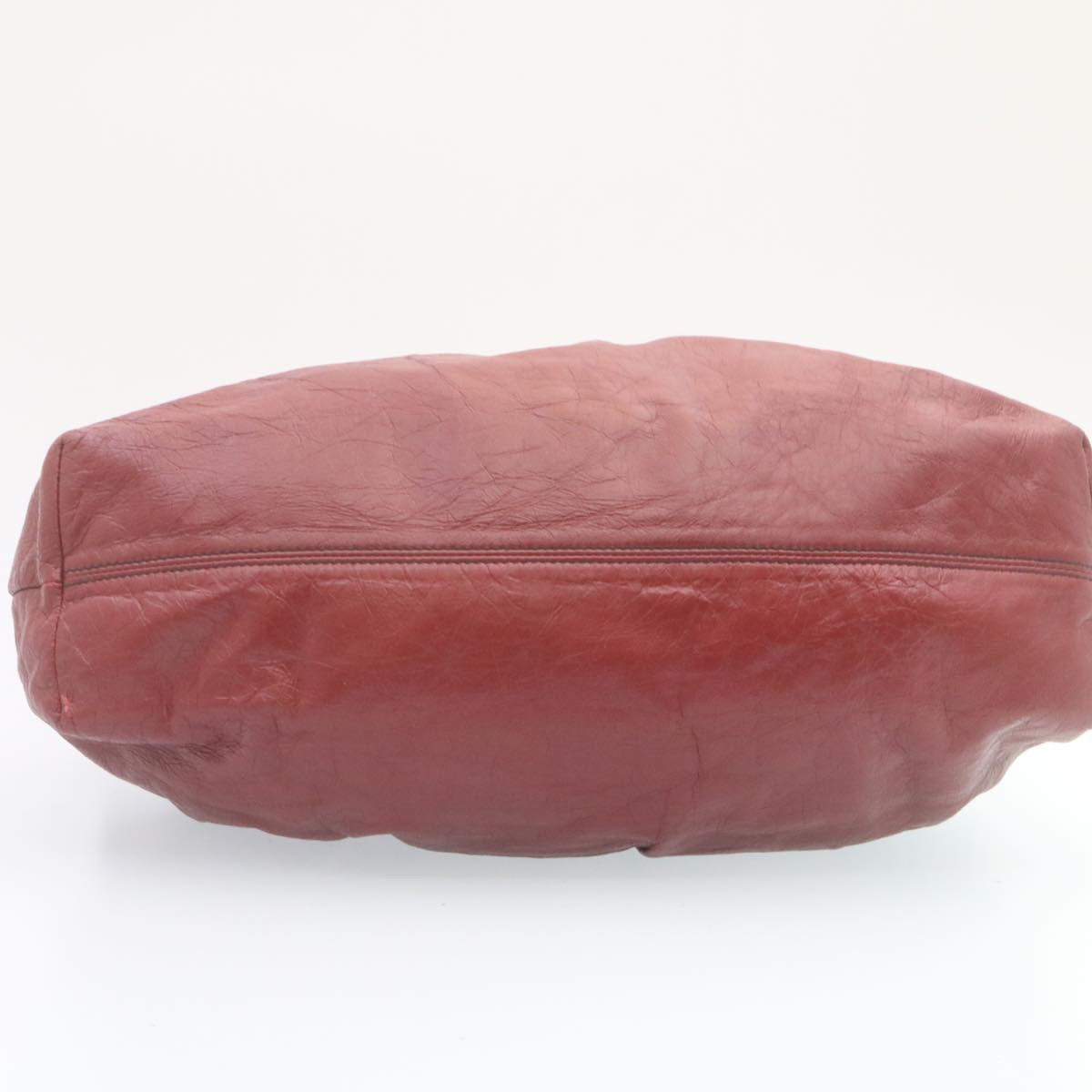 FENDI Tote Bag Leather Red fm1108