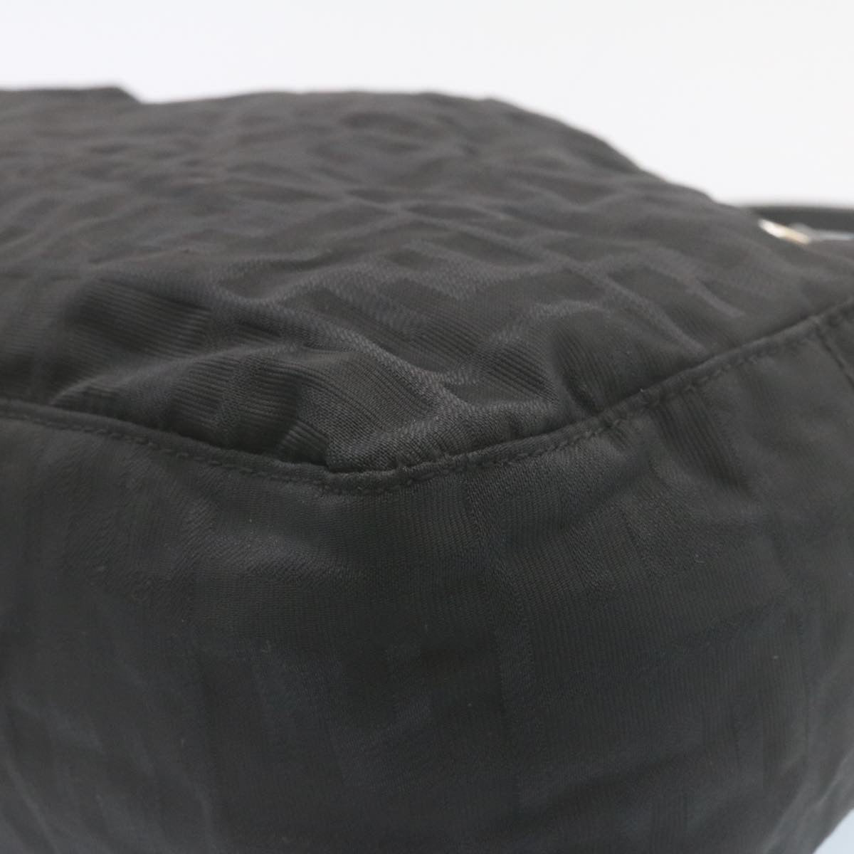 FENDI Zucca Canvas Tote Bag Black fm1221