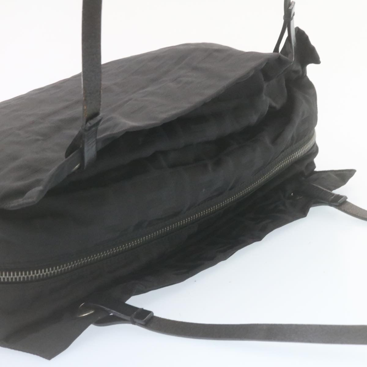 FENDI Zucca Canvas Tote Bag Black fm1221