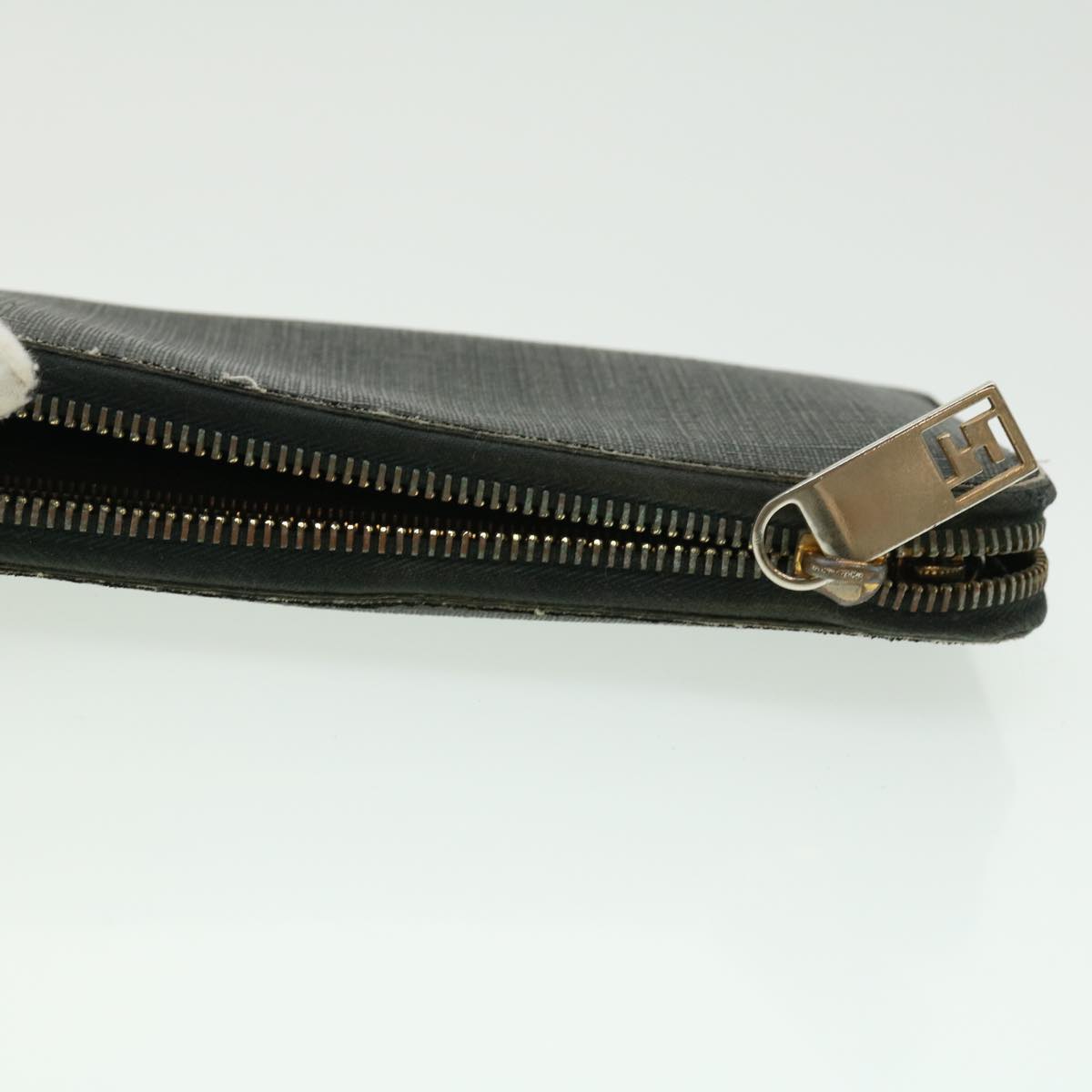 FENDI Bug Zucca Canvas Wallet 4Set Black Brown fm1630