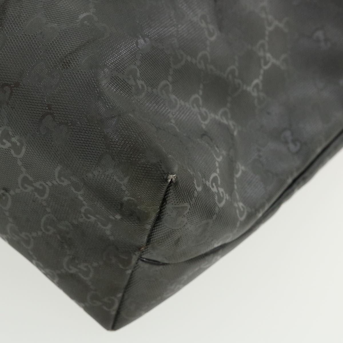 GUCCI GG Canvas Tote Bag Gray 211137492174 fm1642