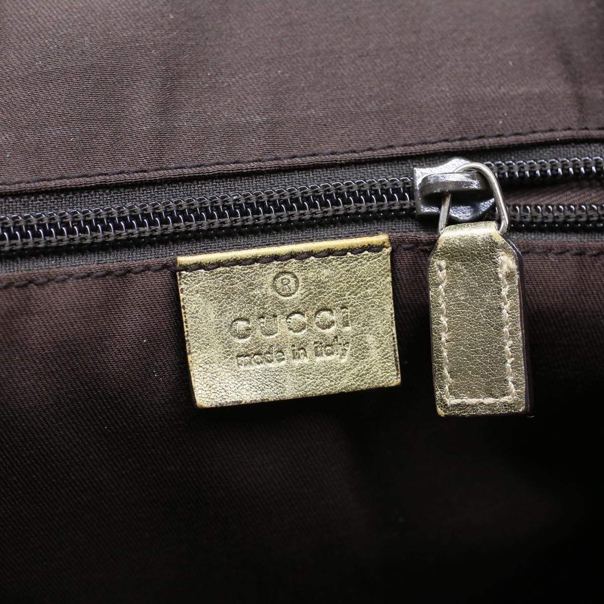 GUCCI GG Crystal Tote Bag Gold 131230 fm2314