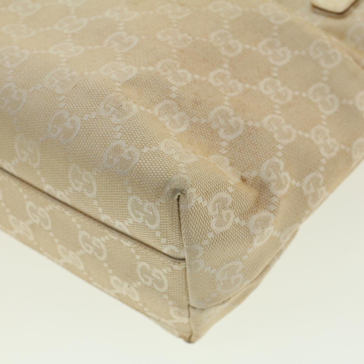GUCCI GG Canvas Shoulder Bag Beige 002 1075 002053 fm2315