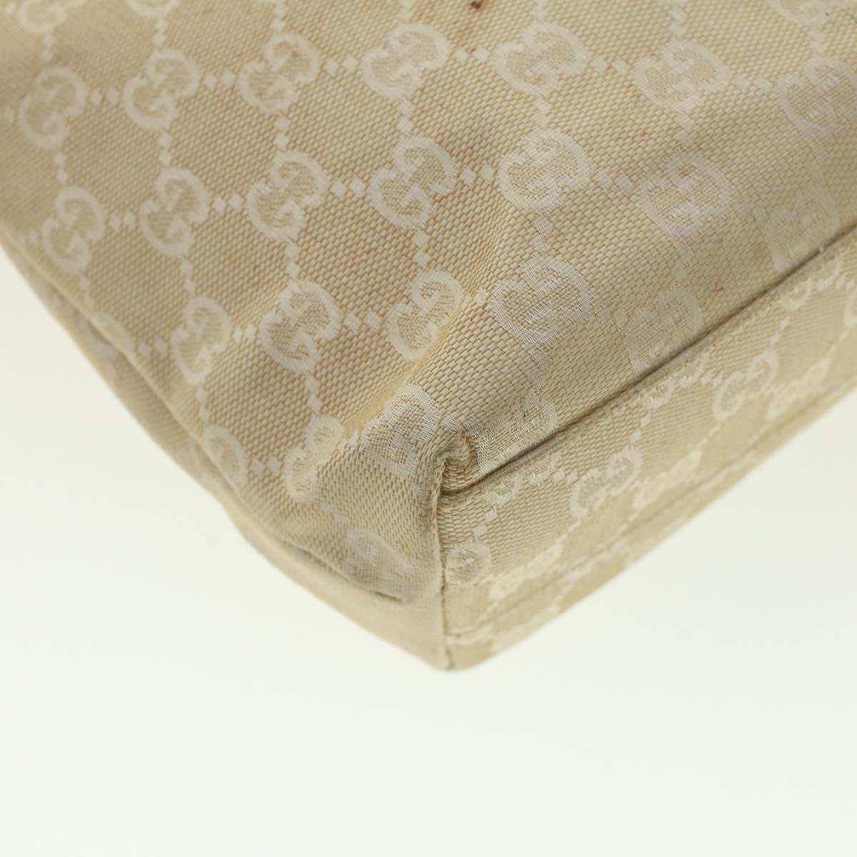 GUCCI GG Canvas Shoulder Bag Beige 002 1075 002053 fm2315