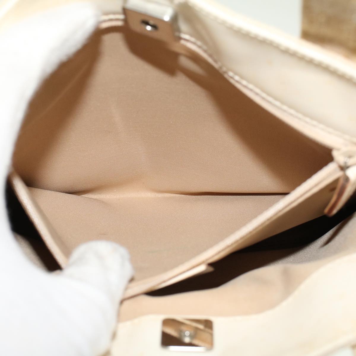 GUCCI GG Canvas Shoulder Bag Beige 002 1075 002053 fm2315