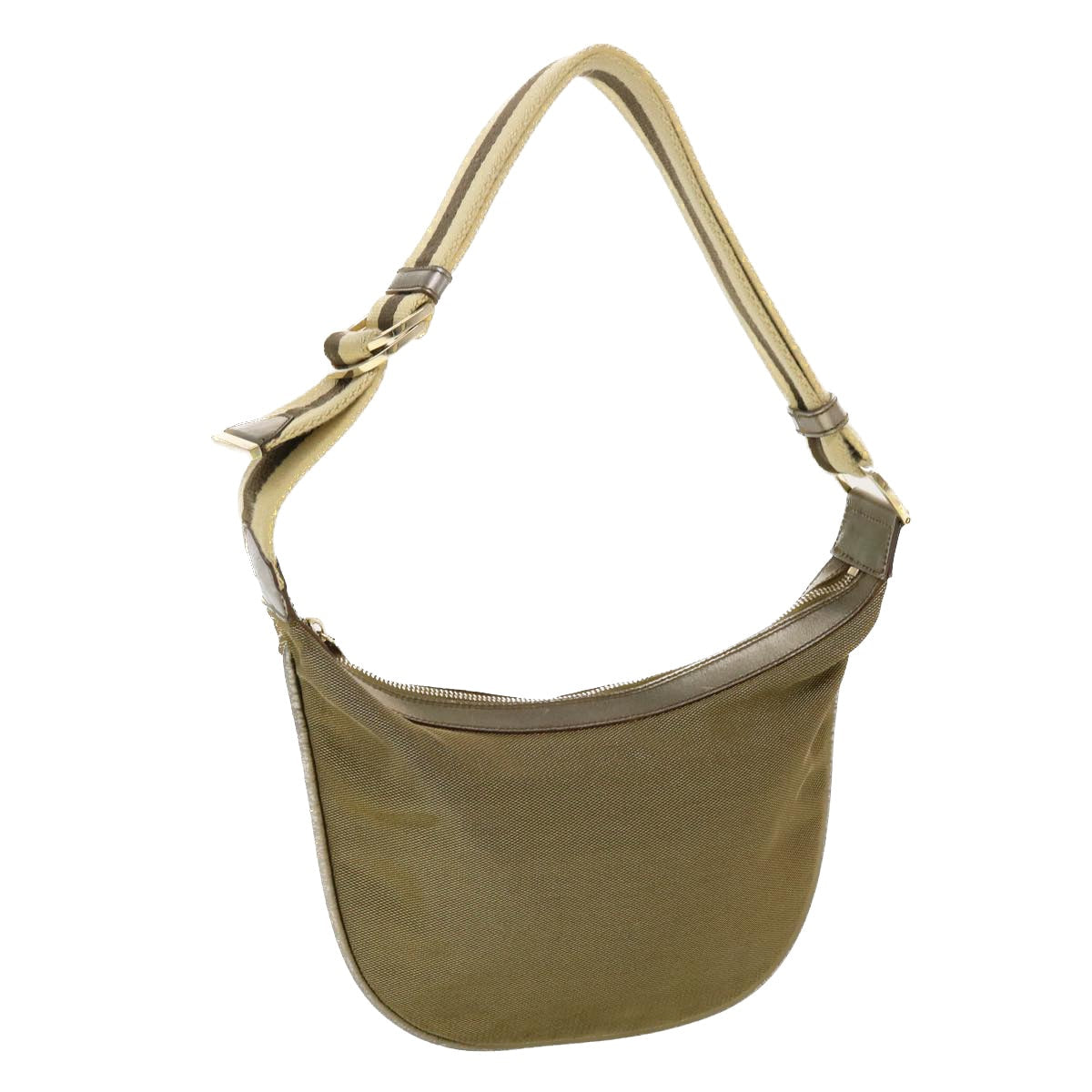 GUCCI Sherry Line Shoulder Bag Canvas Bronze Beige Brown 001 4186 fm2350