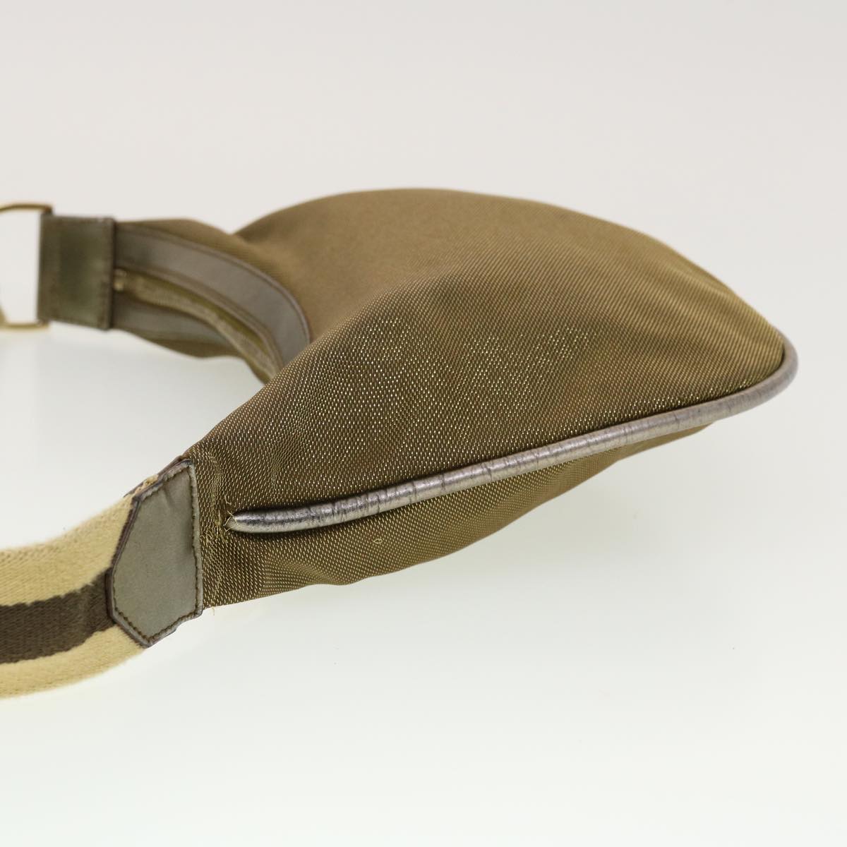 GUCCI Sherry Line Shoulder Bag Canvas Bronze Beige Brown 001 4186 fm2350
