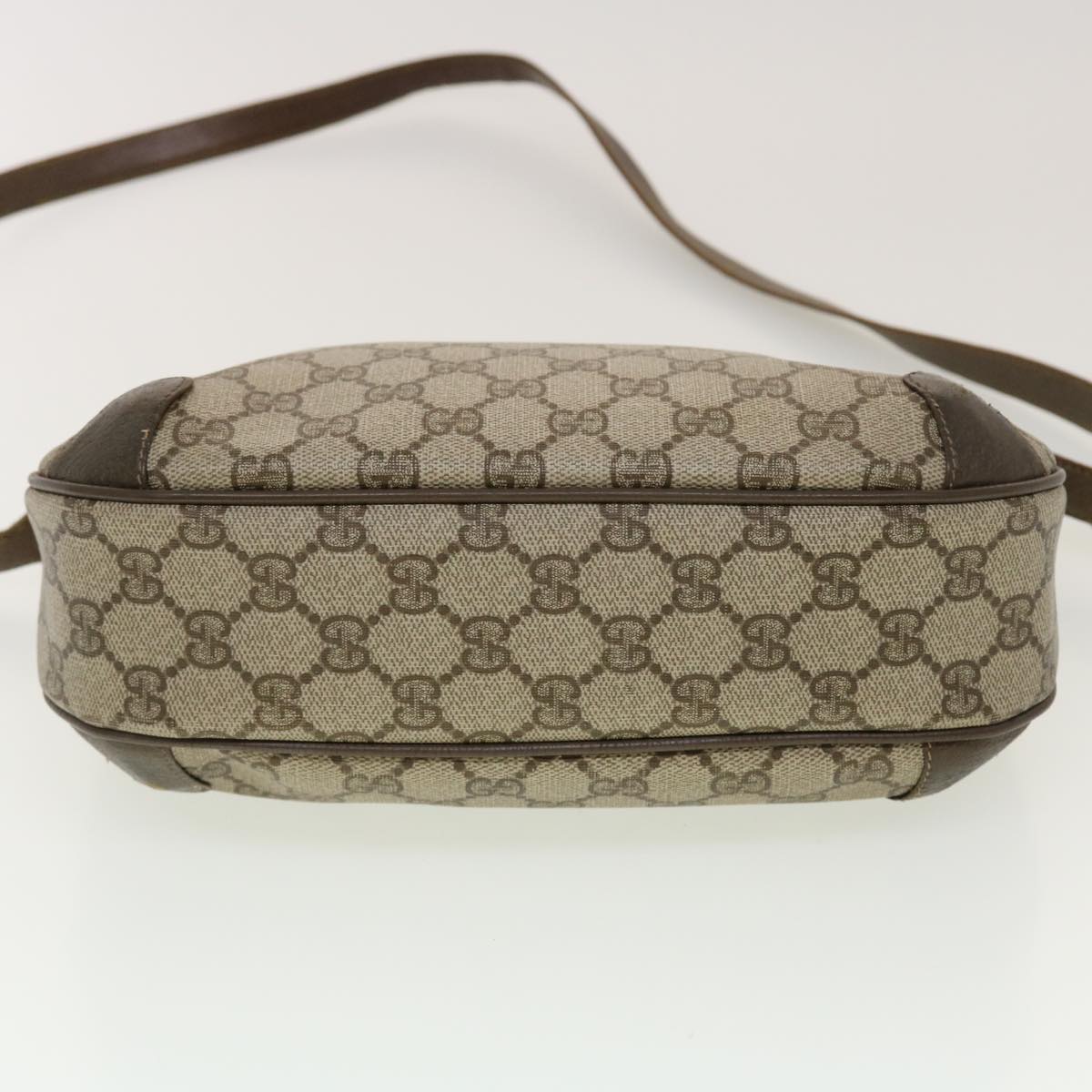 GUCCI GG Canvas Shoulder Bag PVC Leather Beige 32•02•022 fm2426