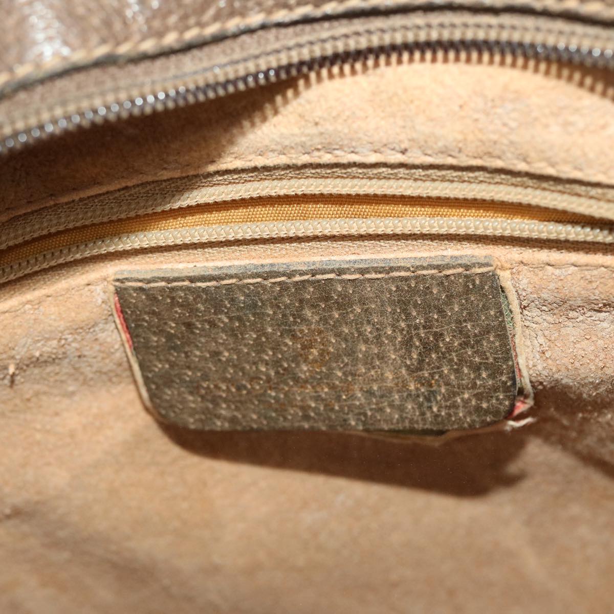 GUCCI GG Canvas Shoulder Bag PVC Leather Beige 32•02•022 fm2426