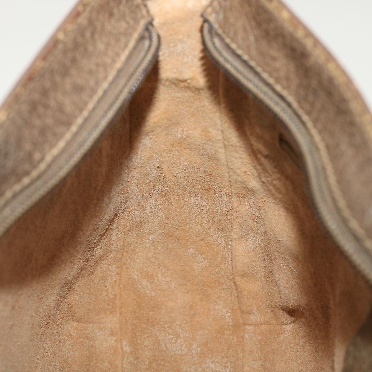 GUCCI GG Canvas Shoulder Bag PVC Leather Beige 32•02•022 fm2426