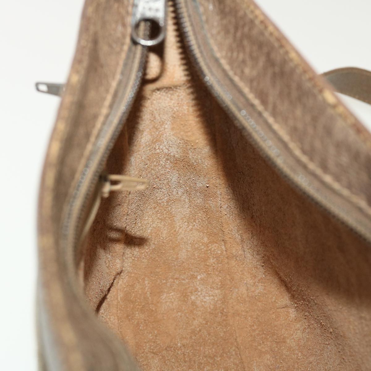 GUCCI GG Canvas Shoulder Bag PVC Leather Beige 32•02•022 fm2426