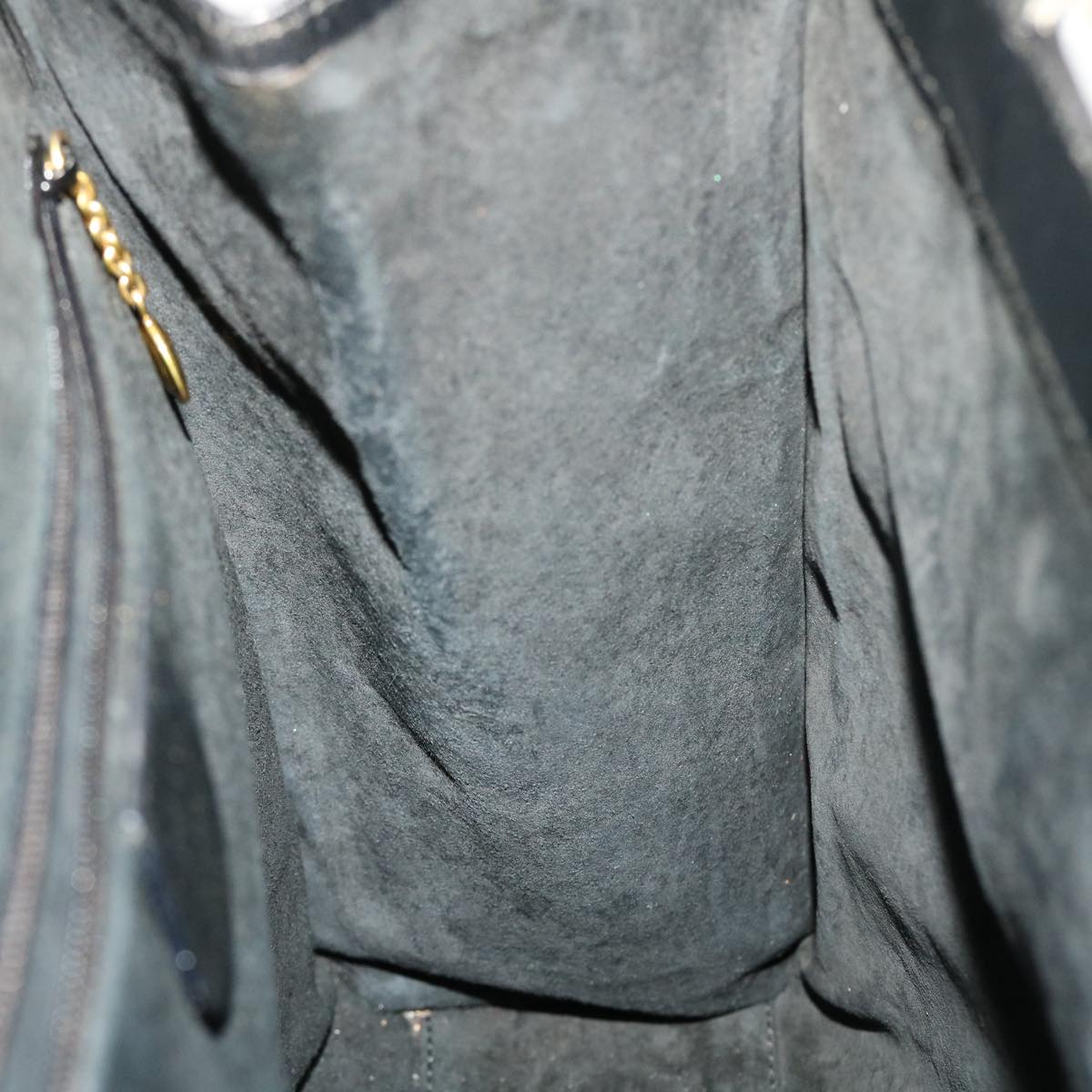 GUCCI Hand Bag Leather Black fm2430