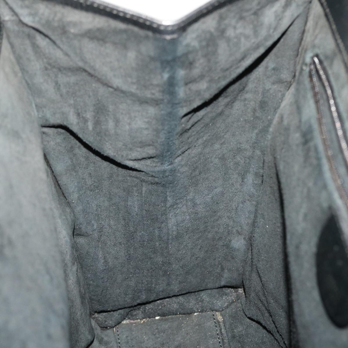 GUCCI Hand Bag Leather Black fm2430